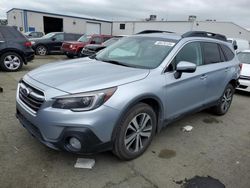 Salvage cars for sale from Copart Vallejo, CA: 2018 Subaru Outback 3.6R Limited