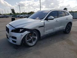 Jaguar F-PACE Premium salvage cars for sale: 2018 Jaguar F-PACE Premium