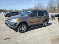 Vehiculos salvage en venta de Copart Ellwood City, PA: 2002 Honda CR-V EX