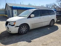 Salvage cars for sale at Wichita, KS auction: 2010 Chrysler Town & Country Touring