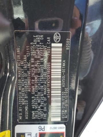 2012 Toyota Camry Base