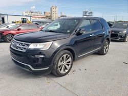 Salvage cars for sale from Copart New Orleans, LA: 2018 Ford Explorer Limited