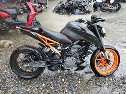 Salvage motorcycles for sale at Waldorf, MD auction: 2022 KTM 200 Duke