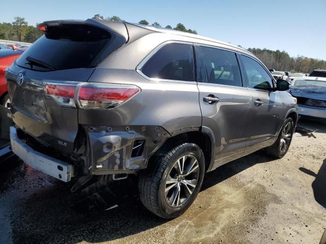 2016 Toyota Highlander XLE