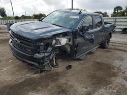 Salvage cars for sale at Miami, FL auction: 2021 Chevrolet Silverado K1500 LT Trail Boss