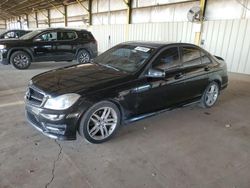 Mercedes-Benz C-Class salvage cars for sale: 2013 Mercedes-Benz C 250