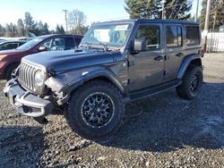 Salvage cars for sale from Copart Graham, WA: 2021 Jeep Wrangler Unlimited Sahara
