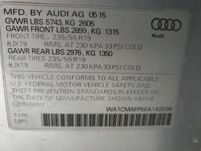 2015 Audi Q5 TDI Premium Plus