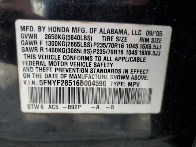 2006 Honda Pilot EX