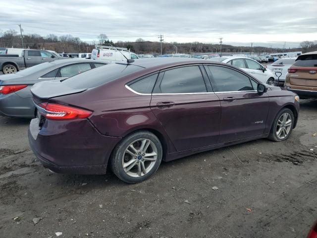 2018 Ford Fusion SE Hybrid