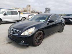 Salvage cars for sale at New Orleans, LA auction: 2012 Infiniti G37 Base
