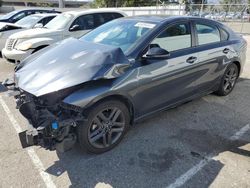 Salvage cars for sale at Rancho Cucamonga, CA auction: 2021 KIA Forte GT Line