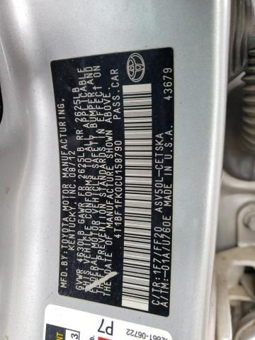 2012 Toyota Camry Base