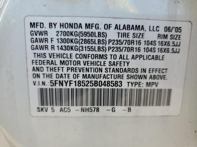 2005 Honda Pilot EXL