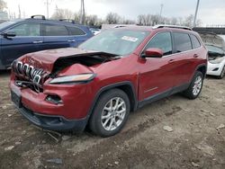 Salvage cars for sale from Copart Columbus, OH: 2015 Jeep Cherokee Latitude