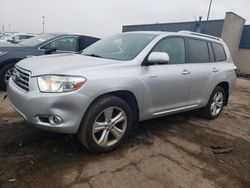 Salvage cars for sale at Woodhaven, MI auction: 2010 Toyota Highlander Limited
