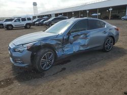 Salvage cars for sale at Phoenix, AZ auction: 2015 Infiniti Q50 Base