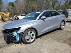 Salvage cars for sale from Copart Austell, GA: 2022 Audi A3 Premium