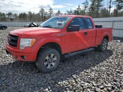 Salvage trucks for sale at Windham, ME auction: 2013 Ford F150 Super Cab