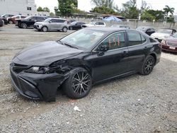 Salvage cars for sale at Opa Locka, FL auction: 2024 Toyota Camry SE Night Shade