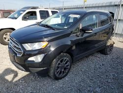 Salvage cars for sale at Cahokia Heights, IL auction: 2020 Ford Ecosport Titanium