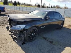 Salvage cars for sale from Copart Portland, OR: 2015 BMW 740 LI