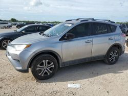 Salvage cars for sale from Copart San Antonio, TX: 2018 Toyota Rav4 LE