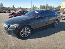 Salvage cars for sale at Gaston, SC auction: 2019 Mercedes-Benz C 300 4matic