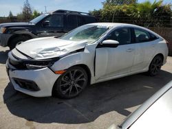 Salvage cars for sale from Copart San Martin, CA: 2020 Honda Civic Sport