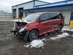 Salvage cars for sale at Mcfarland, WI auction: 2013 Toyota Sienna