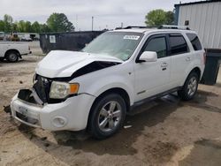 Salvage cars for sale at Shreveport, LA auction: 2008 Ford Escape Limited