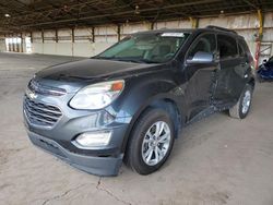 Chevrolet Equinox LT salvage cars for sale: 2017 Chevrolet Equinox LT