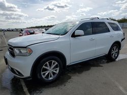 Salvage cars for sale from Copart Fresno, CA: 2016 Dodge Durango Limited