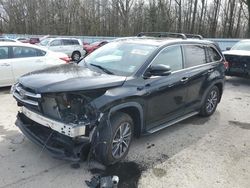 Salvage cars for sale from Copart Glassboro, NJ: 2019 Toyota Highlander SE