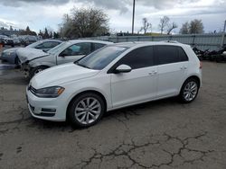 Salvage cars for sale from Copart Woodburn, OR: 2015 Volkswagen Golf TDI