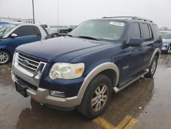 Salvage cars for sale from Copart Grand Prairie, TX: 2006 Ford Explorer Eddie Bauer