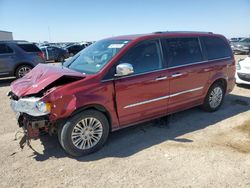 Salvage cars for sale at Amarillo, TX auction: 2013 Chrysler Town & Country Limited