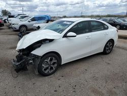 Salvage cars for sale from Copart Tucson, AZ: 2019 KIA Forte FE
