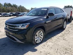 Salvage cars for sale from Copart Mendon, MA: 2021 Volkswagen Atlas Cross Sport SE