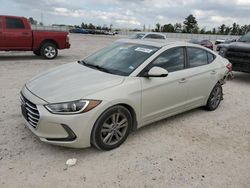 Salvage cars for sale at Houston, TX auction: 2017 Hyundai Elantra SE