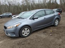 Salvage cars for sale from Copart Bowmanville, ON: 2017 KIA Forte LX