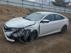 Salvage cars for sale from Copart Davison, MI: 2019 Honda Civic LX