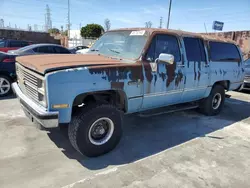 Chevrolet Suburban Vehiculos salvage en venta: 1984 Chevrolet Suburban K10