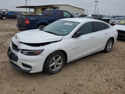 Salvage cars for sale from Copart Temple, TX: 2018 Chevrolet Malibu LS