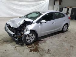 Salvage cars for sale at North Billerica, MA auction: 2016 KIA Forte LX