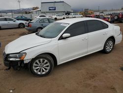 Salvage cars for sale at Colorado Springs, CO auction: 2014 Volkswagen Passat S