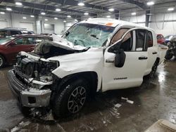 Salvage cars for sale at Ham Lake, MN auction: 2015 Toyota Tundra Crewmax SR5