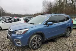 Salvage cars for sale at Candia, NH auction: 2019 Subaru Forester Limited