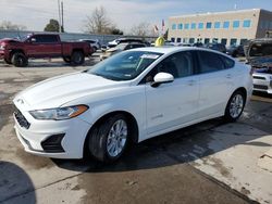 Salvage cars for sale at Littleton, CO auction: 2019 Ford Fusion SE