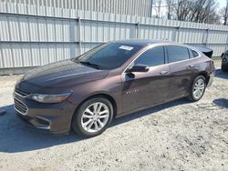 Salvage cars for sale at Gastonia, NC auction: 2016 Chevrolet Malibu LT